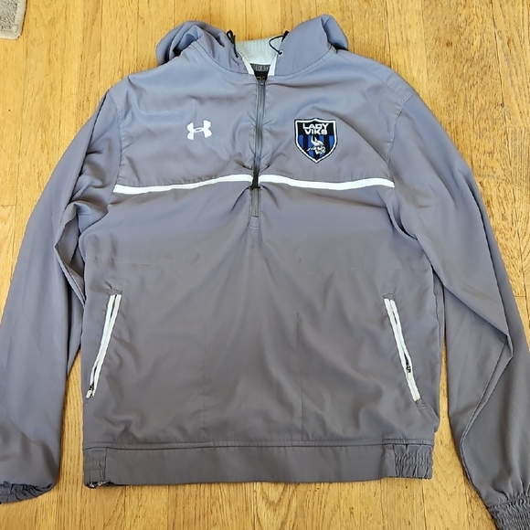 Lady Viks UA 1/4 Zip Jacket Hoodie M - Picture 1 of 10